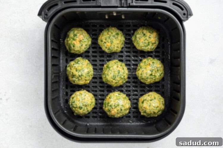 Air Fryer Falafel process photo 3