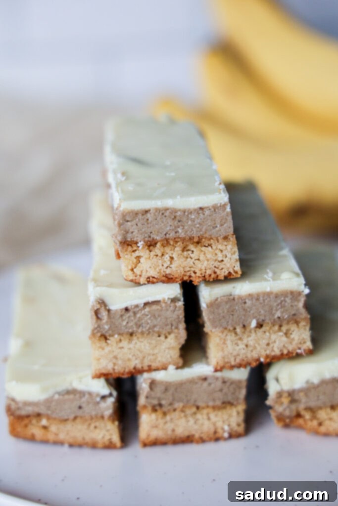 banana caramel bars (gluten-free, vegan)