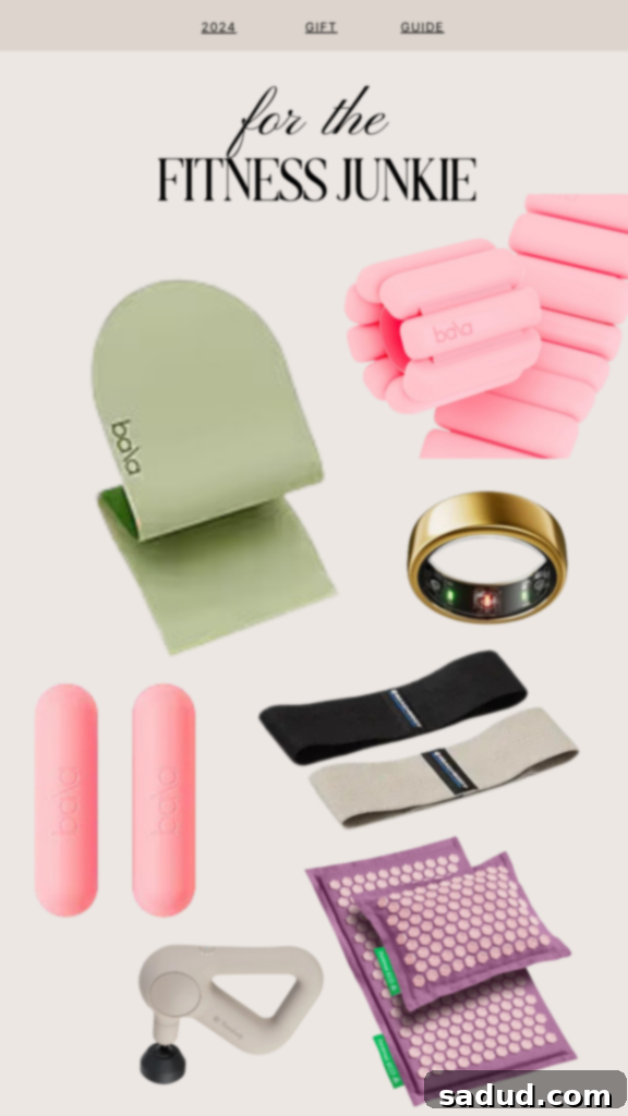 Holiday gift guide for fitness lovers.